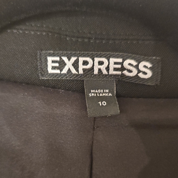 Express Classic Black Blazer - Picture 2 of 3